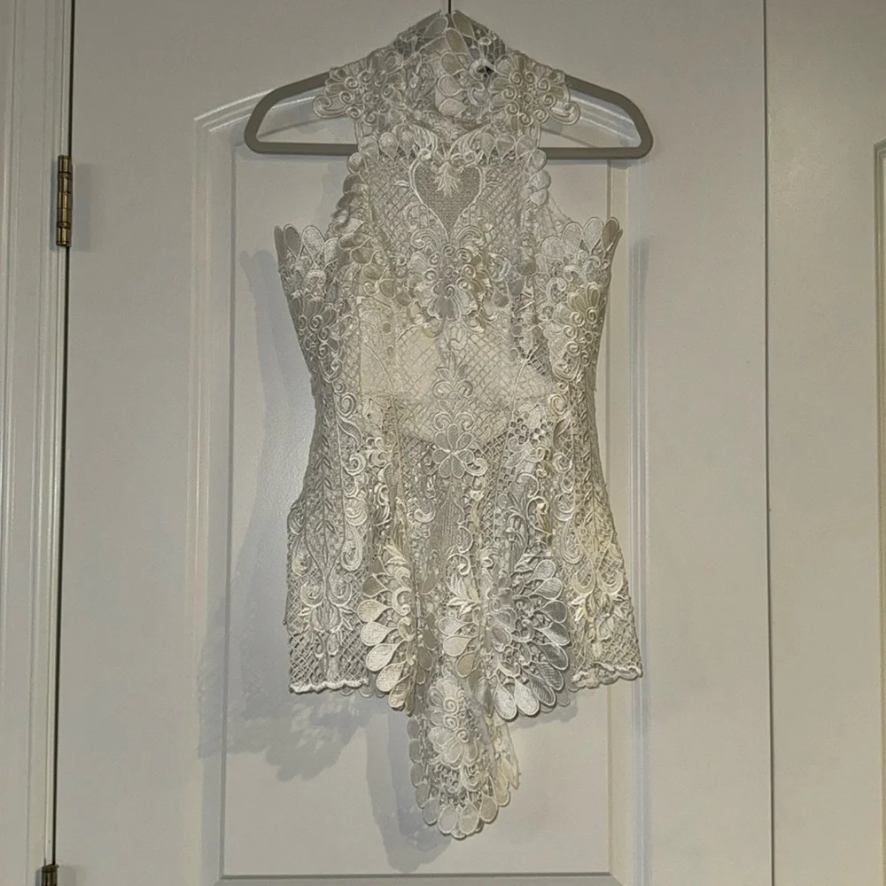 NWOT Thurley long sleeve lace blouse - Picture 2 of 11